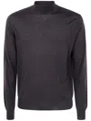 Filippo De Laurentiis Long Sleeves Merinos Turtleneck In Brown