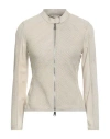 The Jackie Leathers The Jack And Jackie Leathers Woman Jacket Beige Size 8 Leather, Viscose, Polyamide, Elastane In Beige