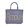 THE JACKSONS AMOUR LARGE TOTE PEBBLE AND NATURAL