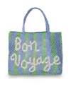 The Jacksons Barry Bon Voyage Jute Bag In Blue