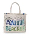 The Jacksons Bonjour Beaches Jute Bag In White
