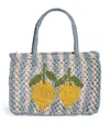 The Jacksons Small Stripe Lemons Tote Bag