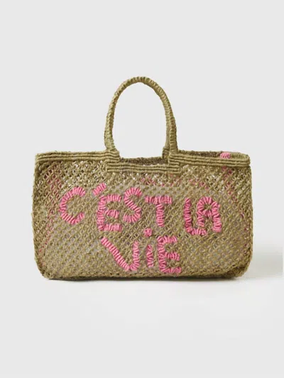 The Jacksons Women's Lavinia Tote Bag In Khaki In Green