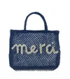 The Jacksons Women's Merci Tote Bag In Indigo In Multi