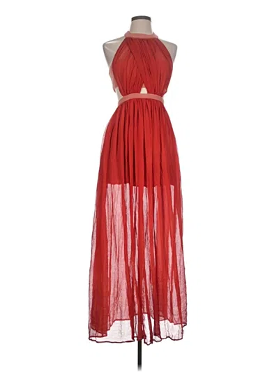 Pre-owned The Jetset Diaries Cocktail Dress In Red