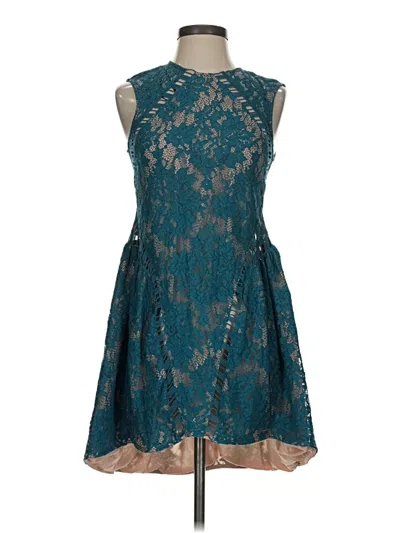 Pre-owned The Jetset Diaries Cocktail Dress In Teal