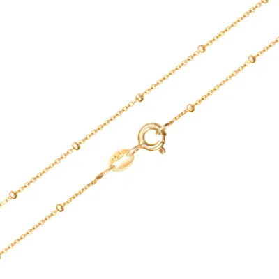 The Jewellery Store London Women's Fine Satellite Chain In Gold Vermeil