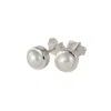 The Jewellery Store London Women's June Birthstone Earrings Studs – Pearl In Sterling Silver