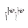 The Jewellery Store London Women's Lightning Bolt Studs In Sterling Silver