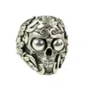 The Jewellery Store London Women's Mystic Meditation Skull Ring In Sterling Silver