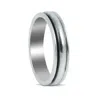 The Jewellery Store London Women's Plain Spinner Band Ring In Sterling Silver In Silver