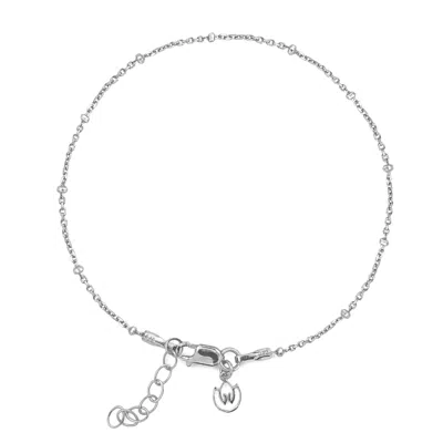 The Jewellery Store London Women's Satellite Chain Bracelet In Sterling Silver