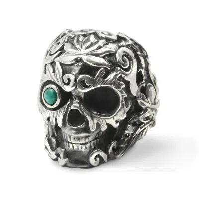 The Jewellery Store London Women's Silver / Blue Mystic Daylight Ring With Turquoise In Sterling Silver