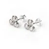 The Jewellery Store London Women's Silver / White Fresh Water Pearl Trilogy Studs In Sterling Silver