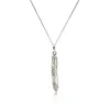 The Jewellery Store London Women's Thin Biwa Pearl Necklace In Sterling Silver