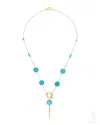The Jewelz Silver / Blue Keepsake Turquoise Necklace For Women