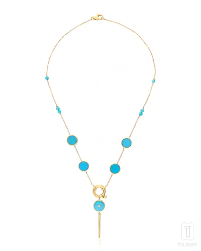The Jewelz Silver / Blue Keepsake Turquoise Necklace For Women