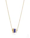 The Jewelz White / Silver / Blue Lapis Ebb & Flow Silver Necklace Gifting For Women