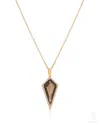 The Jewelz Women's Brown Pele Smokey Quartz Charm Pendant Sterling Silver
