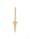 The Jewelz Women's Gold Witch's Saber Earrings For Her
