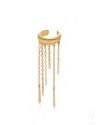 The Jewelz Women's Neutrals / Yellow / Silver Slow Burn Ear Cuff