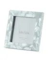 The Jws Collections Mother-of-pearl Picture Frame, Blue, 3.5" X 3.5" In Blue