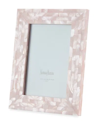 The Jws Collections Mother-of-pearl Picture Frame, Pink, 5" X 7"