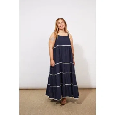 The Kindred Co. Haven Oahu Tank Maxi Dress In Blue