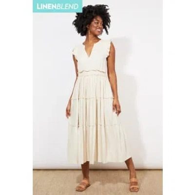 The Kindred Co. Haven Tanna Frill Dress In Neutrals