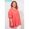 THE KINDRED CO. HAVEN TROPICANA TOP IN CORAL