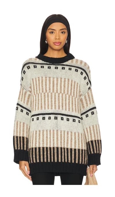 The Knotty Ones Ethno Sweater In White