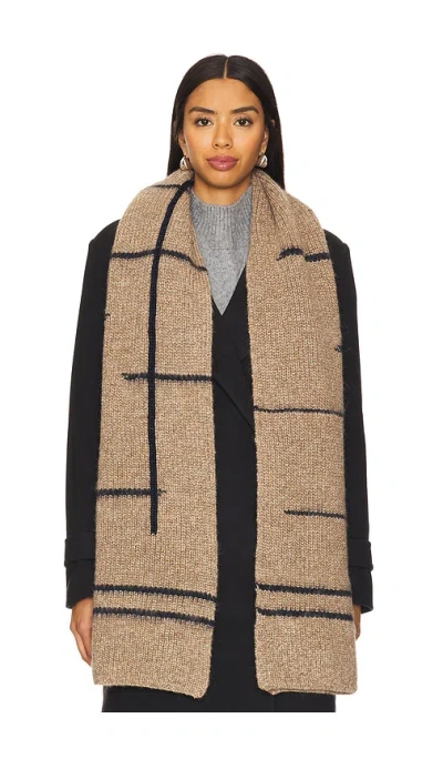 The Knotty Ones Rastu Scarf In Buckwheat & Blue