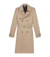 The Kooples Mens Double-breasted Cotton Trench Coat Beige In Beige