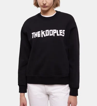 The Kooples Black Logo Sweatshirt