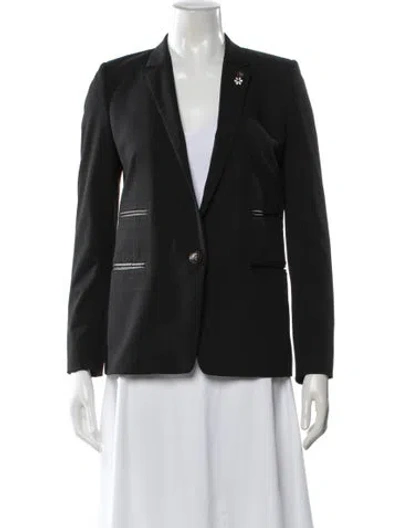 Pre-owned The Kooples Blazer In Gray