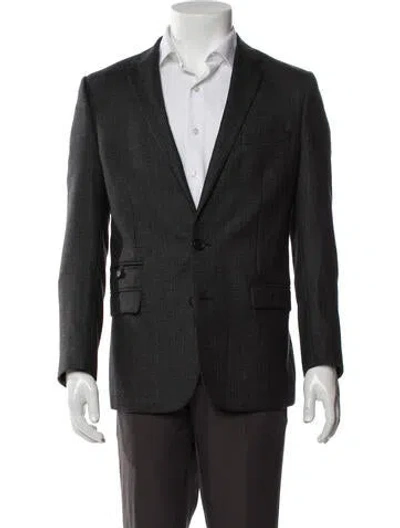 Pre-owned The Kooples Blazer In Gray