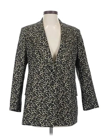 Pre-owned The Kooples Blazer Jacket In Gold