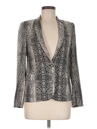 Pre-owned The Kooples Blazer Jacket In Gray
