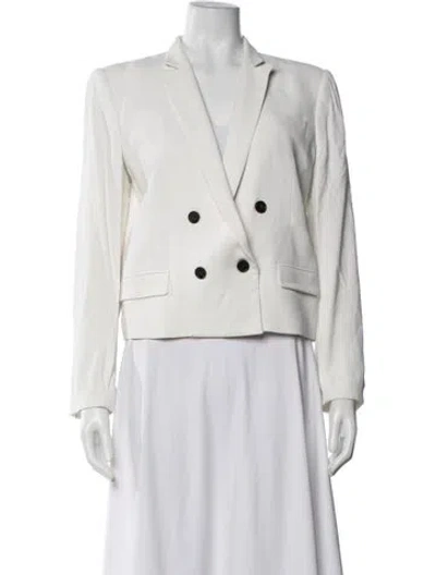 Pre-owned The Kooples Blazer In White