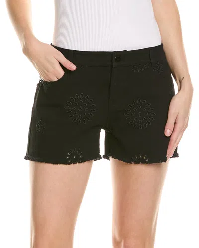 The Kooples Broderie Anglaise Short In Black