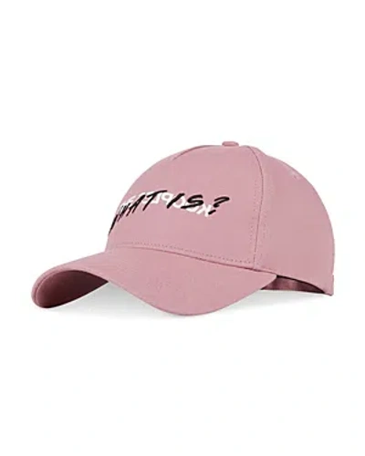 The Kooples Casquette Baseball Cap In Pink