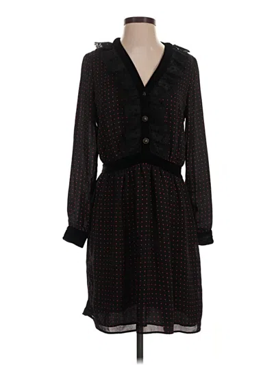 Pre-owned The Kooples Casual Dress In Black