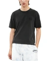 The Kooples Chest Embroidered Logo Tee In Black