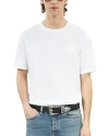 The Kooples Chest Embroidered Logo Tee In White