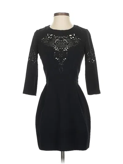 Pre-owned The Kooples Cocktail Dress In Black