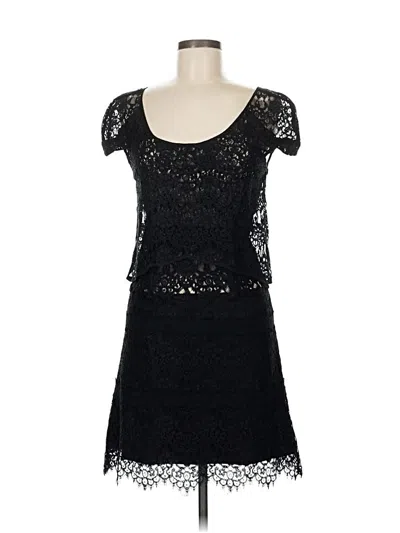 Pre-owned The Kooples Cocktail Dress In Black