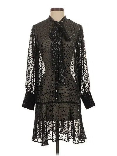 Pre-owned The Kooples Cocktail Dress In Black