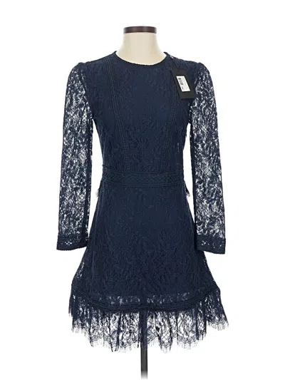 Pre-owned The Kooples Cocktail Dress In Blue