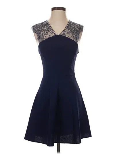 Pre-owned The Kooples Cocktail Dress In Blue
