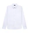 The Kooples Cotton-blend Slim Long-sleeve Shirt In White